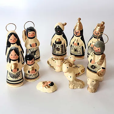 Santon mexicain crèche de noel décoration artisanale