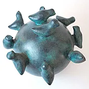 Boule déco en terre cuite - Décoration intérieure