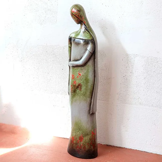 Statue moderne en terre cuite déco intérieure