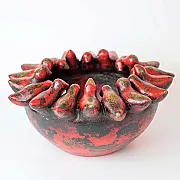 Vase déco en terre cuite ou coupe pour vos fruits