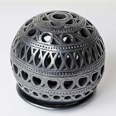 photophore en terre noire pour décorer votre maison