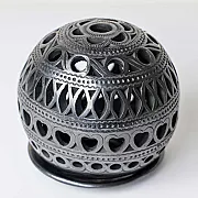 photophore en terre noire pour décorer votre maison