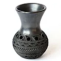 Vase en terre noire - Artisanat de Oaxaca