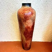 Petite jarre décoration pour la maison - Patine rouge