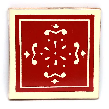 Azulejos céramique rouge décoration murale - Artisanat mexicain
