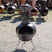 Brasero barbecue - Modèle TORSIDO Noir oxydé