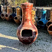 Grand brasero - Cheminée de jardin, barbecue et four à pizzas