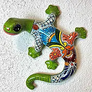 Grande salamandre céramique décoration murale intérieure et extérieure