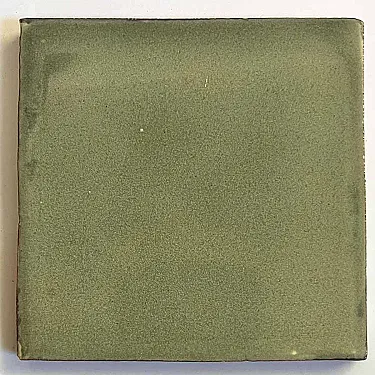 azulejos carrelage unis artisanal comme le zellige - couleur vert de gris
