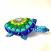 Deco tortue - En bois et peinte à la main
