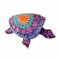 Tortues décoration - En bois et peinte à la main
