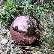 grosse boule déco jardin colorée