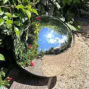 Boule déco - Intérieur et extérieur - Couleur argent
