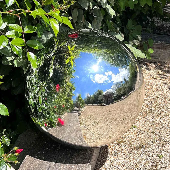 Grosses boules déco - Intérieur et extérieur - Couleur argent