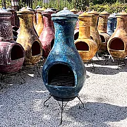 Brasero mexicain cheminée extérieure