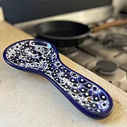 Repose cuillère en céramique colorée