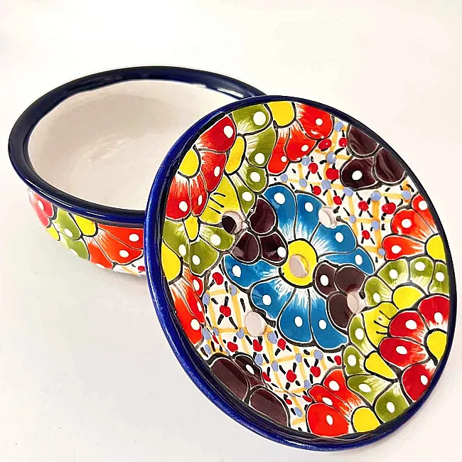 Porte savon en céramique pour la douche