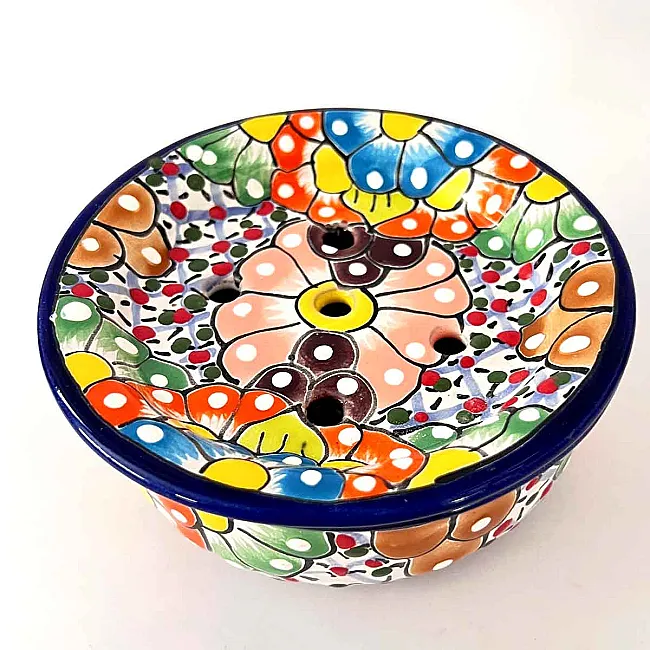 Porte savon coloré en céramique - Déco salle de bain