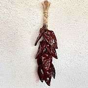 Suspension de piments Mole en céramique - Décoration murale