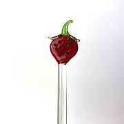 Agitateur en forme de fraise pour décorer vos cocktails
