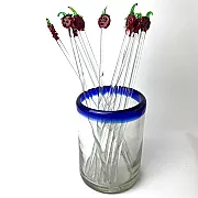 Agitateurs originaux en verre soufflé pour vos cocktails