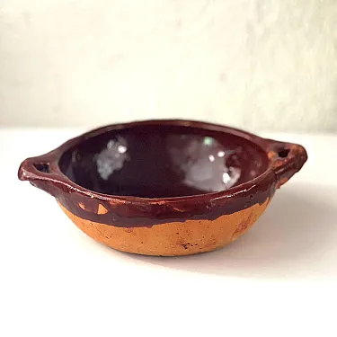 Plat en terre cuite pour cuisiner - Vaisselle artisanale mexicaine