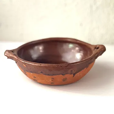 Plat en terre cuite pour cuisiner - Vaisselle artisanale mexicaine