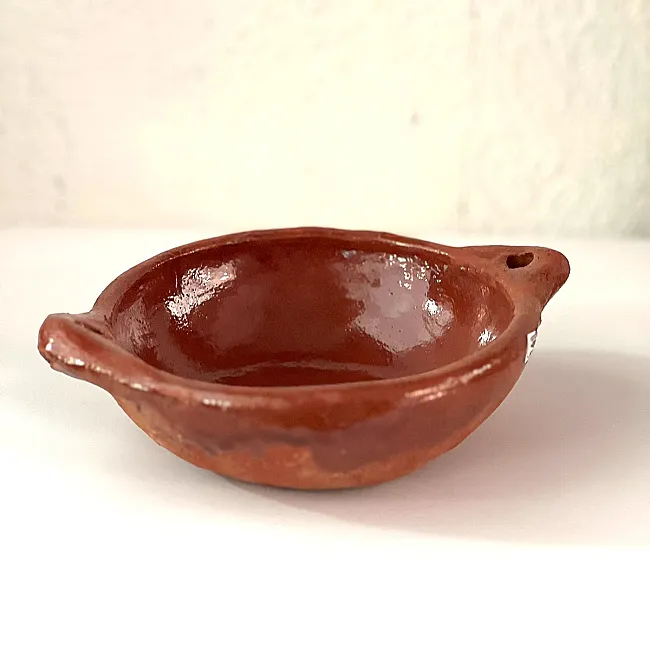Plat en terre cuite de cuisson - Vaisselle artisanale