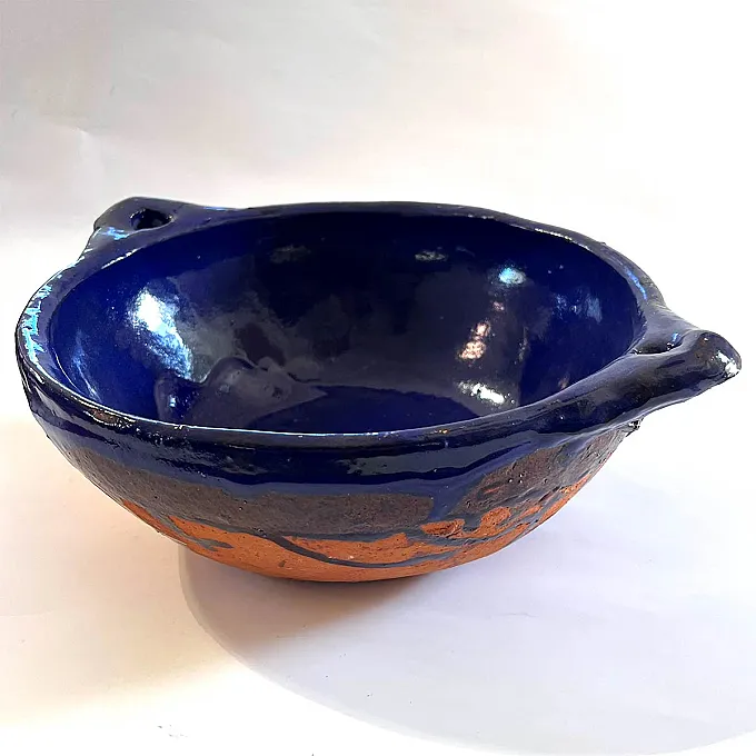 Plat en terre cuite pour cuisiner - Vaisselle artisanale mexicaine