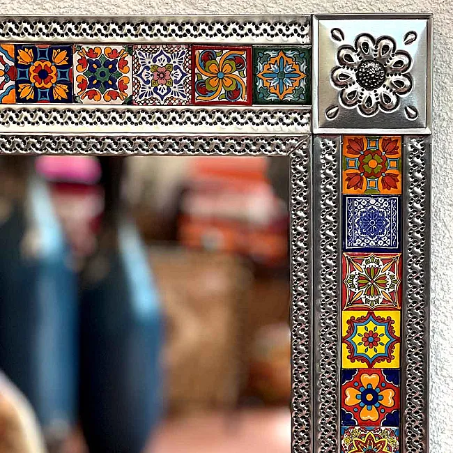 Grand miroir rectangulaire - Deco murale