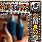 Grand miroir déco pour la maison - Artisanat mexicain