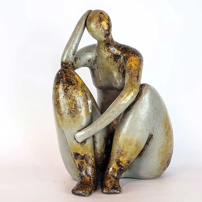 Statuette déco en terre cuite - Artisanat mexicain