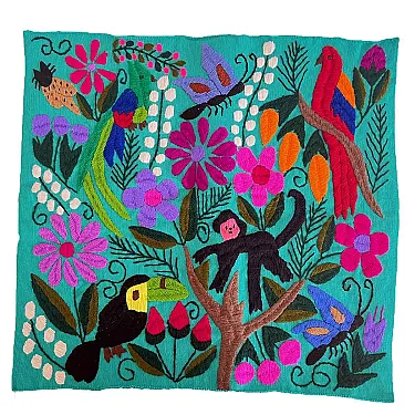 Housse coussin de canapé - Artisanat mexicain