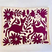 Housse de coussin colorée - Rectangulaire et brodée