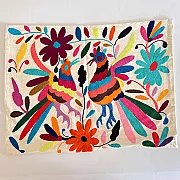 Housse de coussin rectangulaire colorée