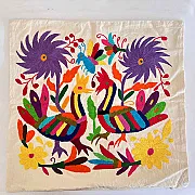 Housse de coussin - Coloré et brodé à la main
