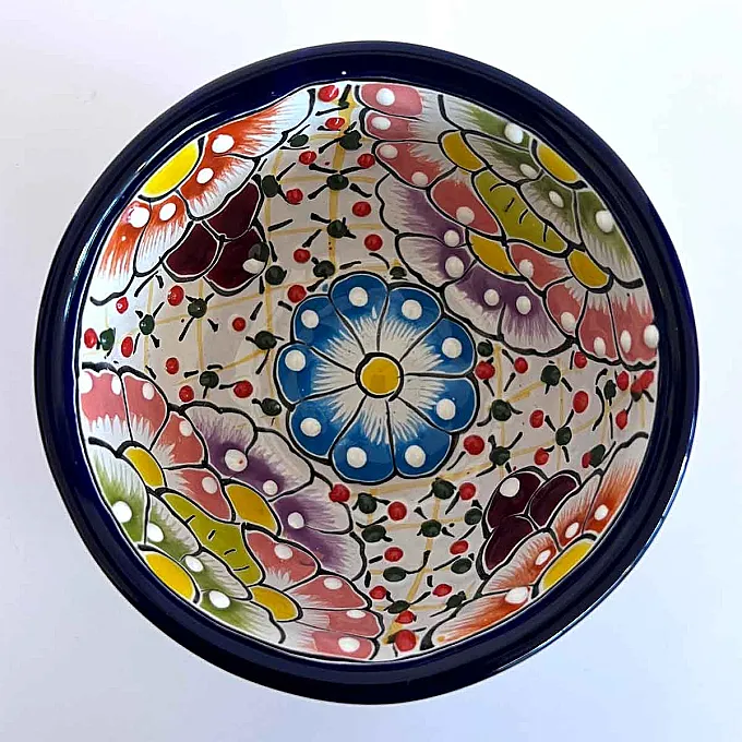 Petit bol coloré en ceramique - Vaisselle mexicaine