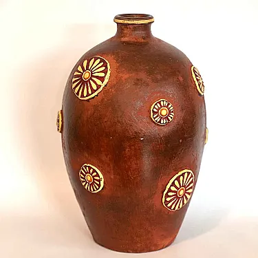 Vase décoratif en terre cuite - Artisanat mexicain