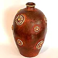 Vase déco en terre cuite - Artisanat mexicain