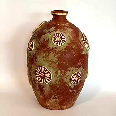Vase en terre cuite déco maison - Artisanat mexicain
