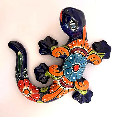 Salamandres colorées en céramique pour décorer vos murs