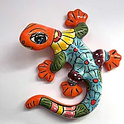 Salamandre céramique déco murale