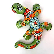 Salamandre céramique pour décoration murale