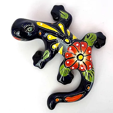 Décoration murale - Gecko en céramique pour votre déco intérieure et extérieure
