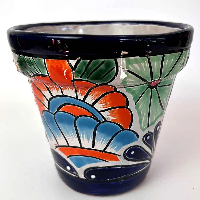 Petit pot de fleur en céramique non gélif - Déco extérieure