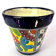 Petit pot de fleurs extérieur en céramique