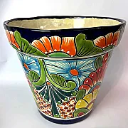 Gros pot en céramique coloré - Déco jardin