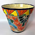 Gros pot céramique coloré - Déco jardin
