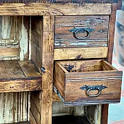 Meuble bar en pin unique - Mobilier mexicain