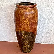 Pot terre cuite original et coloré déco intérieure